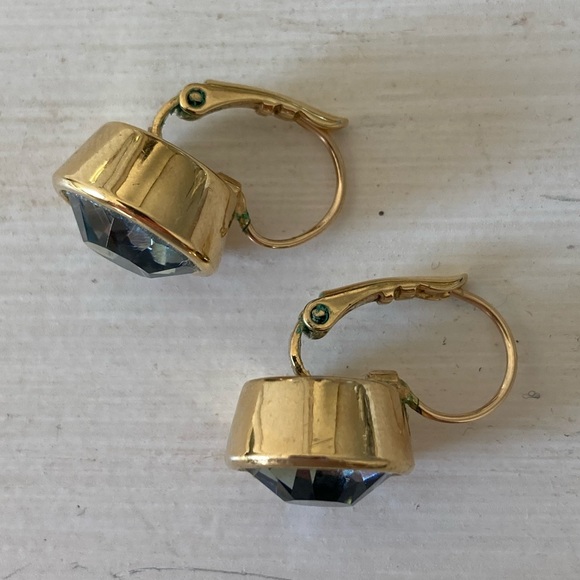 ✨KATE SPADE✨Gold Gemstone Drop Earrings - Picture 9 of 12